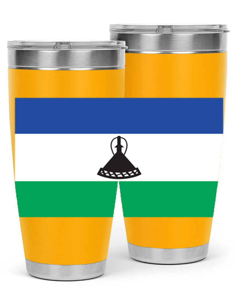 Lesotho 102#- world flags- Tumbler
