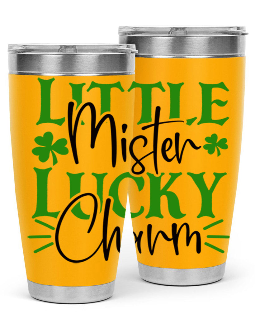 Little Mister Lucky Charm Style 153#- St Patricks Day- Tumbler