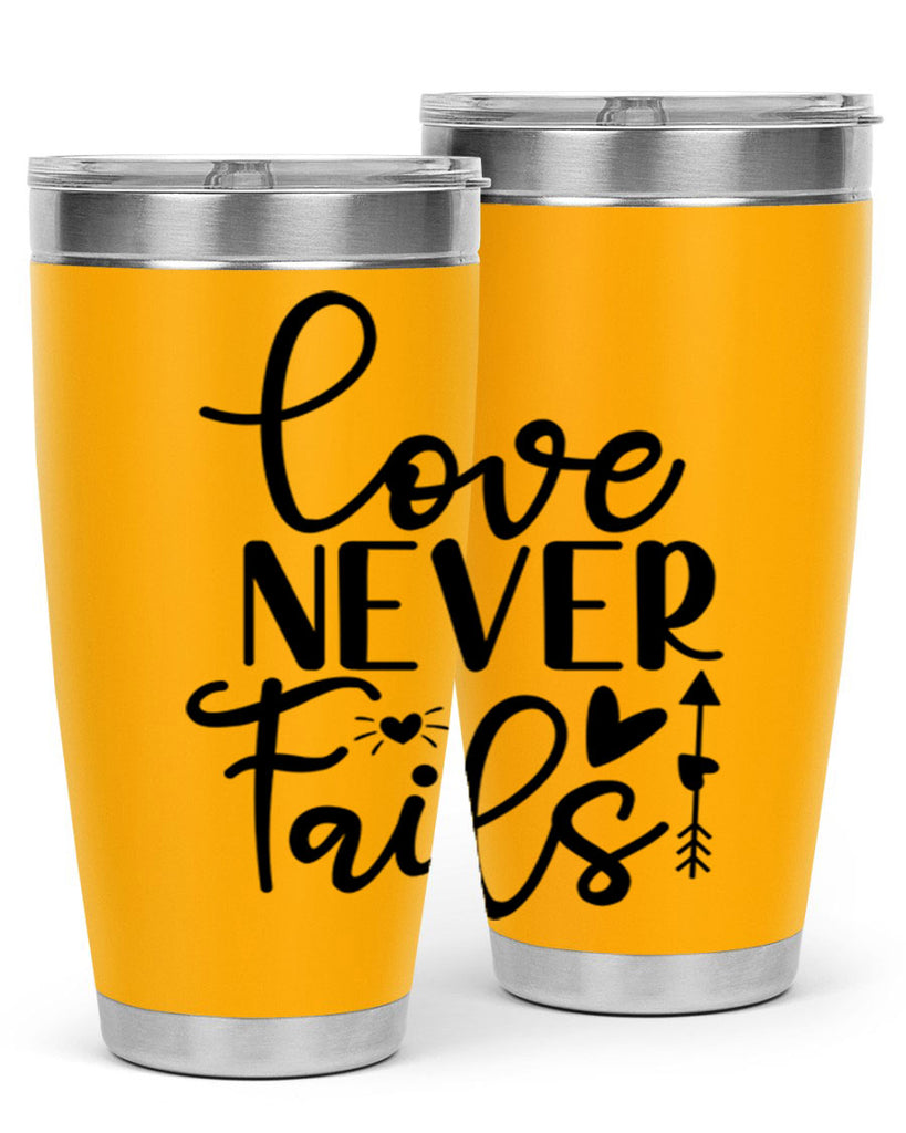 Love Never Fails 309#- winter- Tumbler