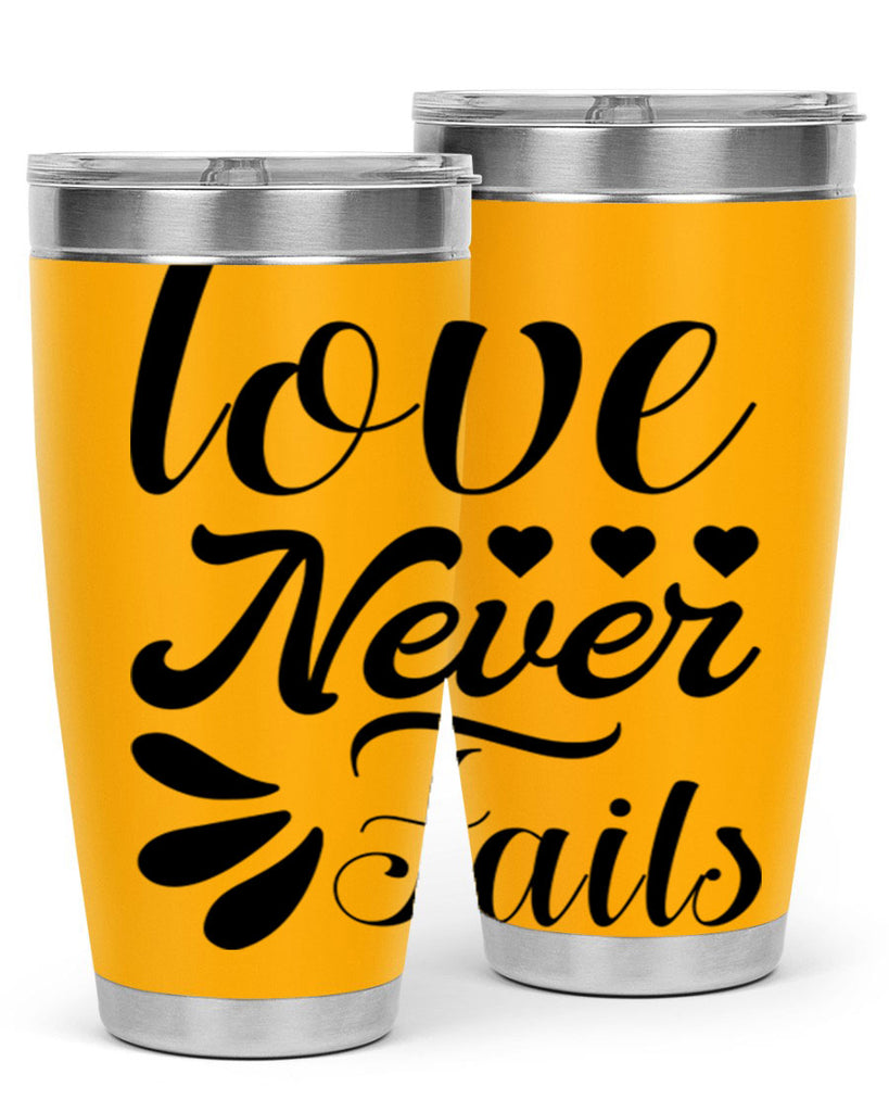 Love Never Fails 316#- winter- Tumbler