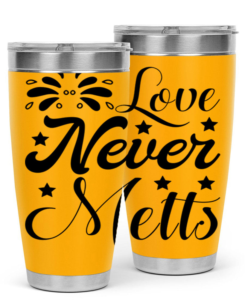 Love Never Melts 318#- winter- Tumbler