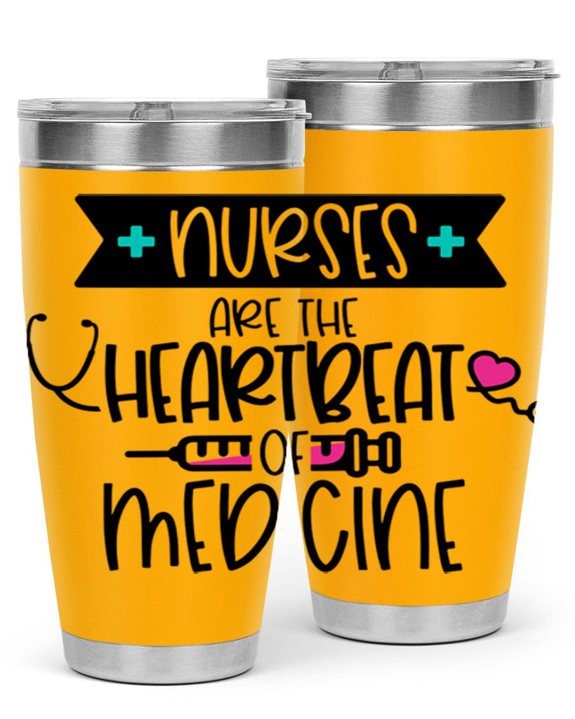 Nurses Are The Heartbeat Of Medicine Style Style 91#- nurse- tumbler