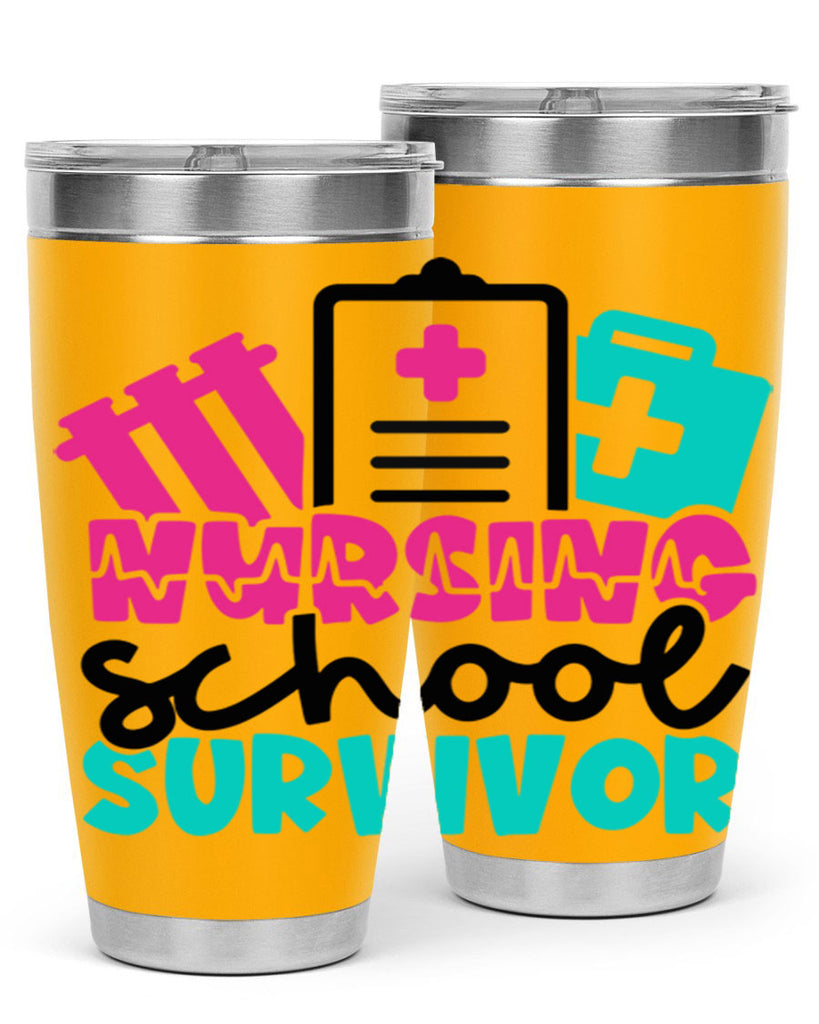 Nursing School Survivor Style Style 62#- nurse- tumbler