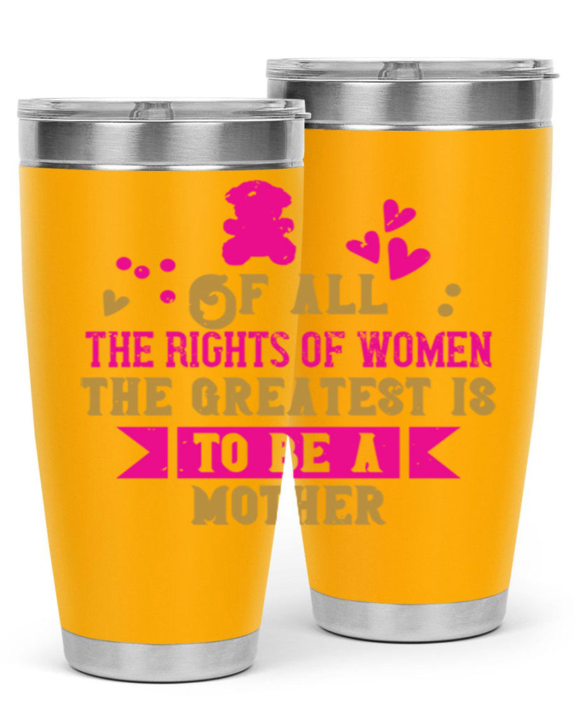 Of all the rights of women the greatest is to be a mother Style 21#- baby- Cotton Tank