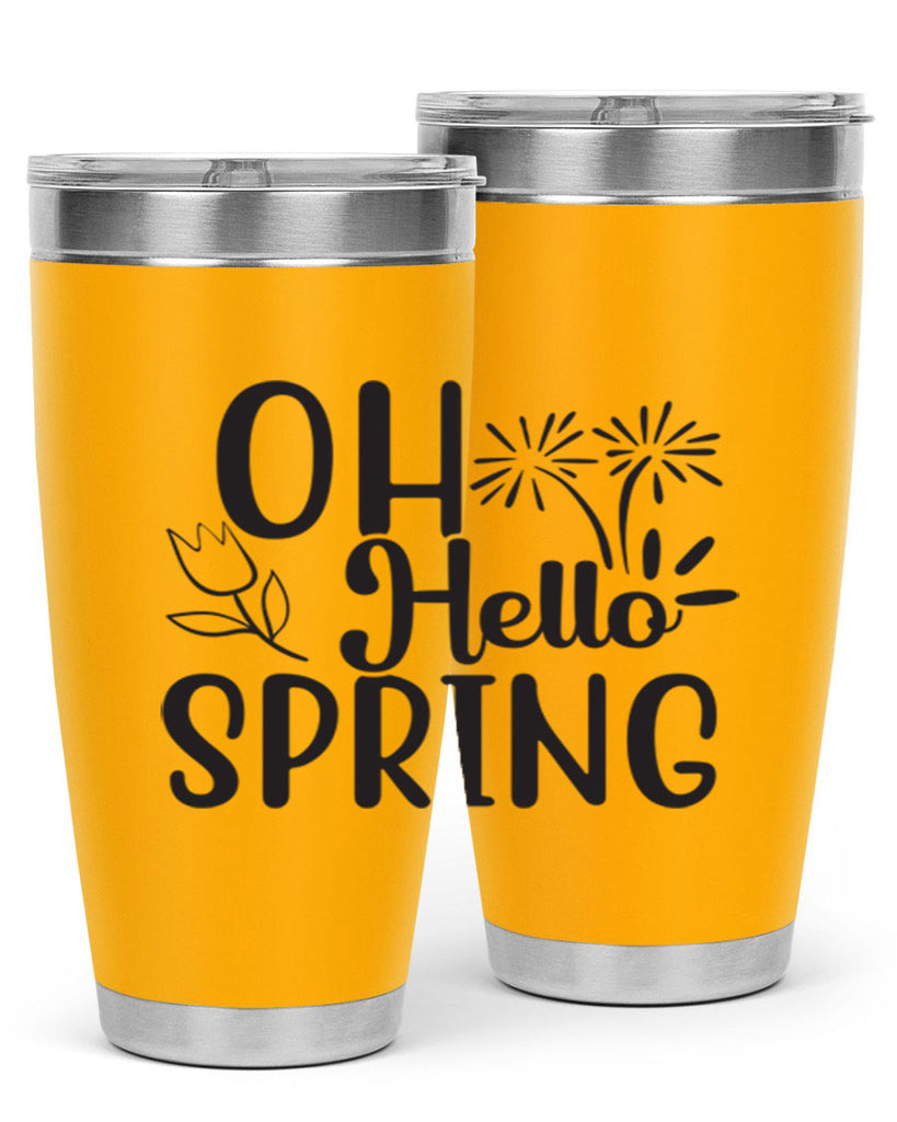 Oh hello spring 358#- spring- Tumbler