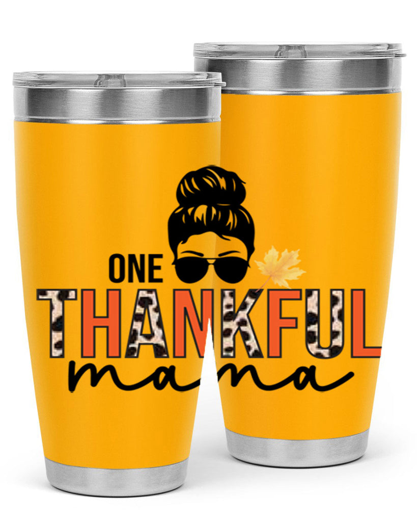 One thankful mama 463#- fall- Tumbler