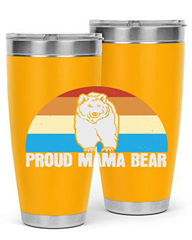 Proud mama bear 26#- Bears- Tumbler