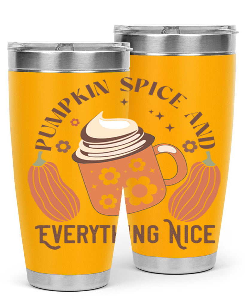 Pumpkin Spice And Everything Nice 539#- fall- Tumbler