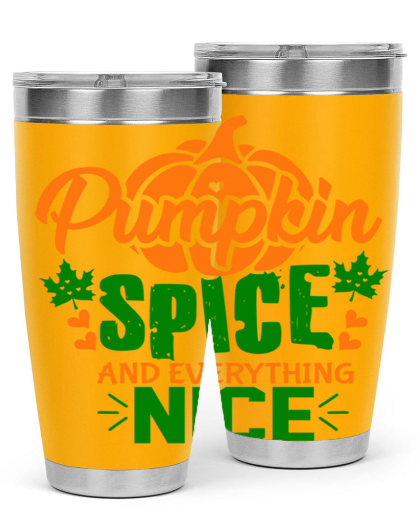 Pumpkin Spice and Everything Nice 538#- fall- Tumbler