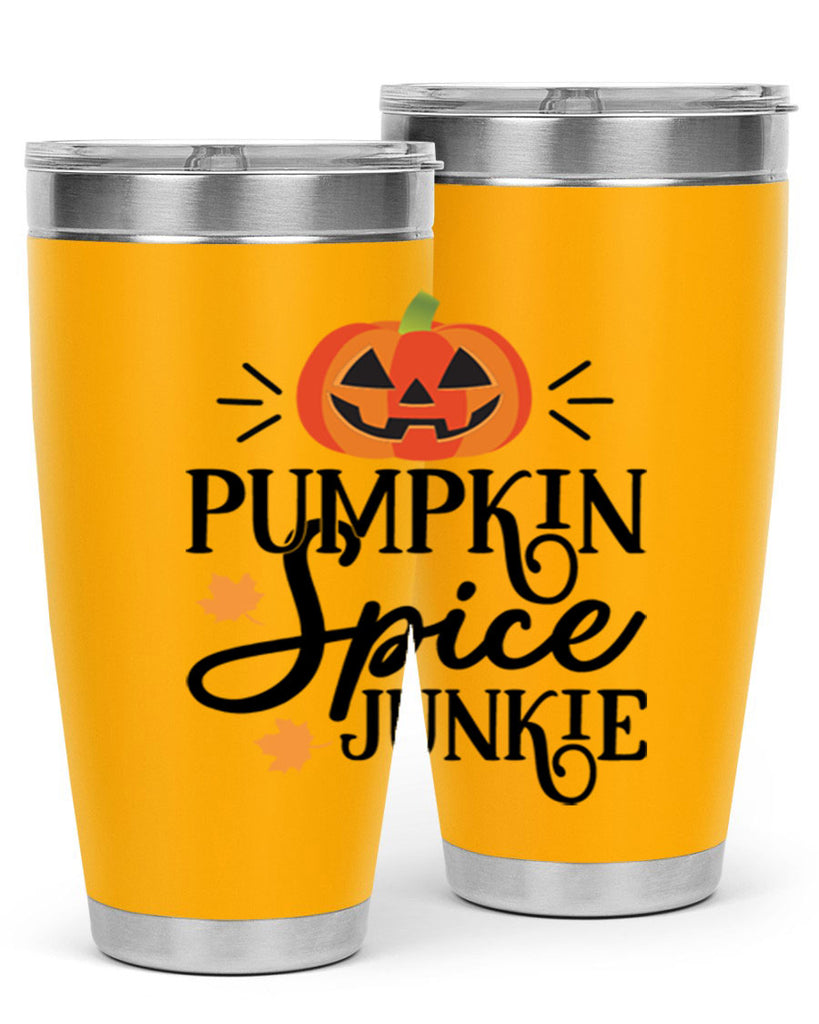 Pumpkinspicejunkie 568#- fall- Tumbler