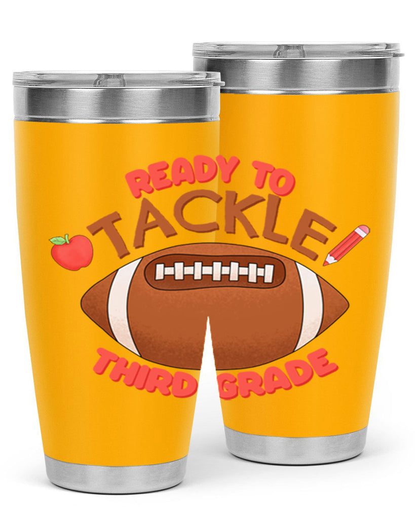 Ready to tackle 3rd Grade 22#- 3rd grade- Tumbler