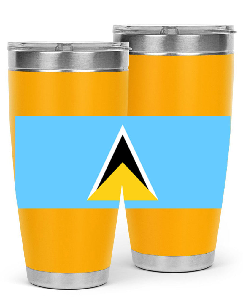 Saint Lucia 51#- world flags- Tumbler