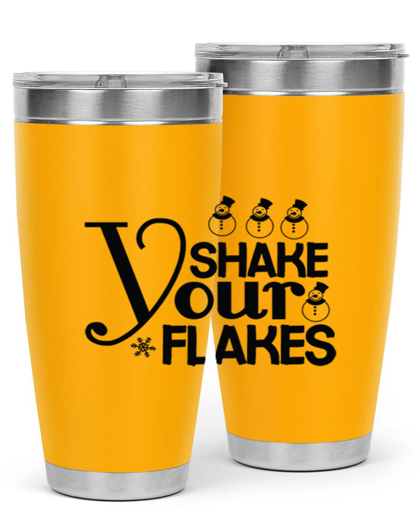 Shake Your Flakes 357#- winter- Tumbler