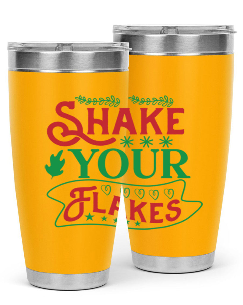 Shake Your Flakes 358#- winter- Tumbler
