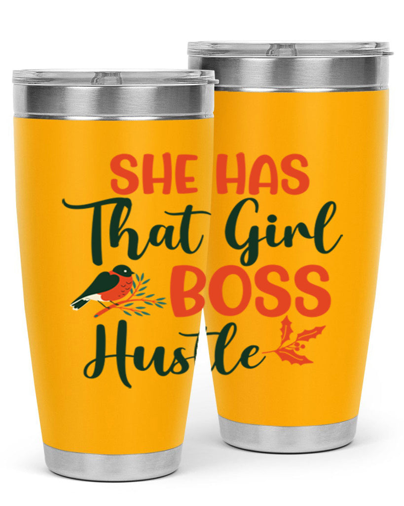 She Has That Girl Boss Hustle 363#- winter- Tumbler