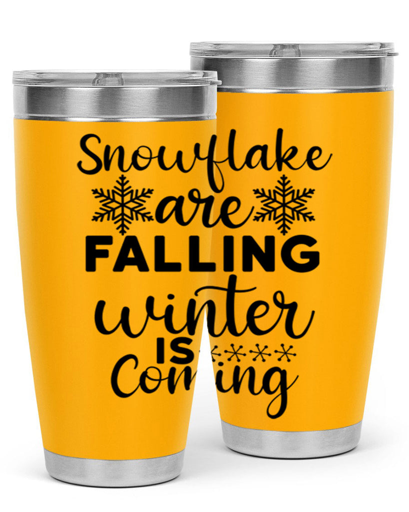 Snowflake Are Falling Winter Is 375#- winter- Tumbler