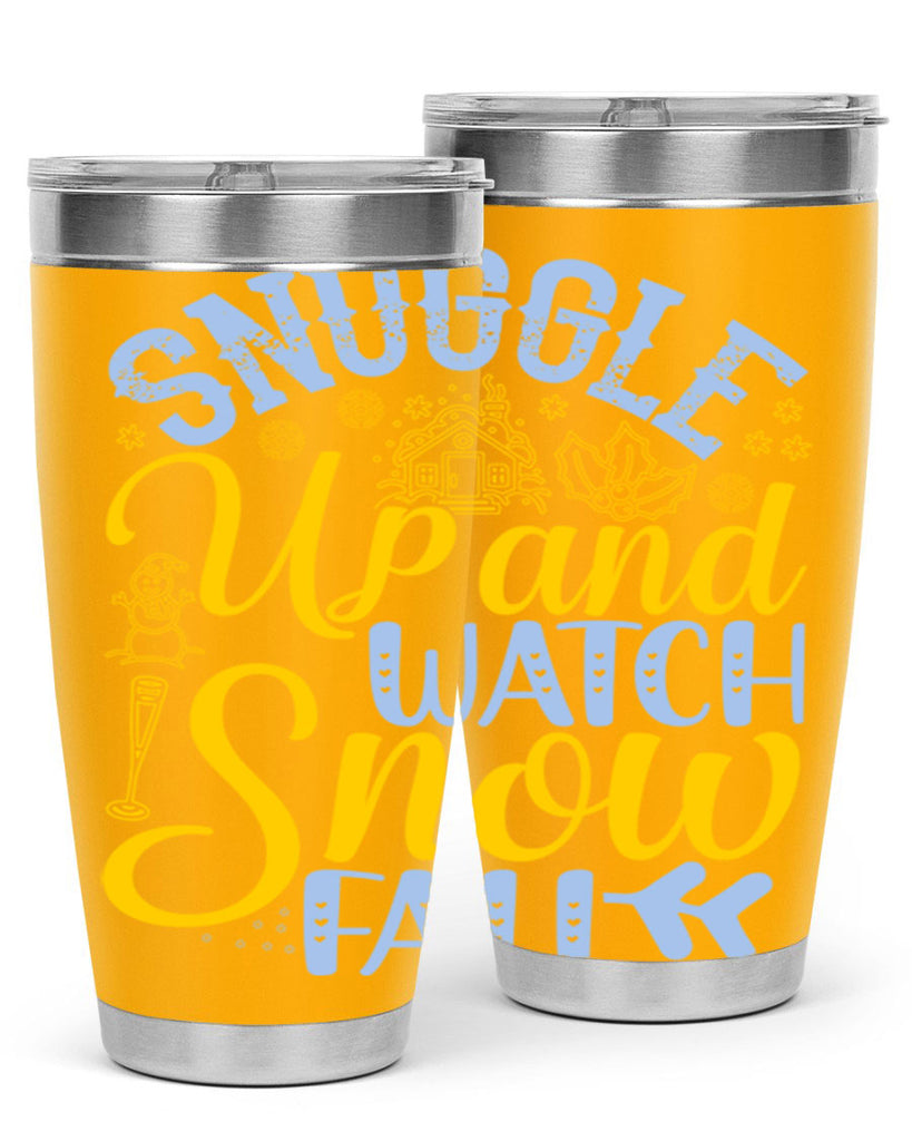 Snuggle up and watch snow fall385#- winter- Tumbler