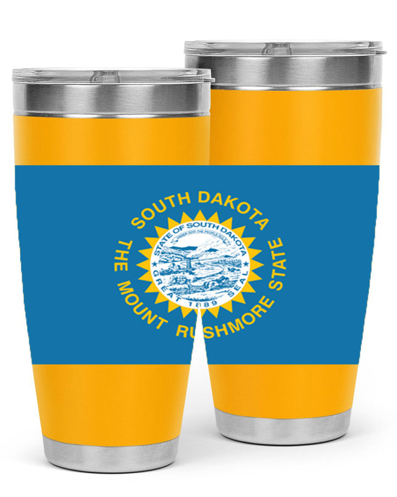 South Dakota 11#- Us Flags- Tumbler