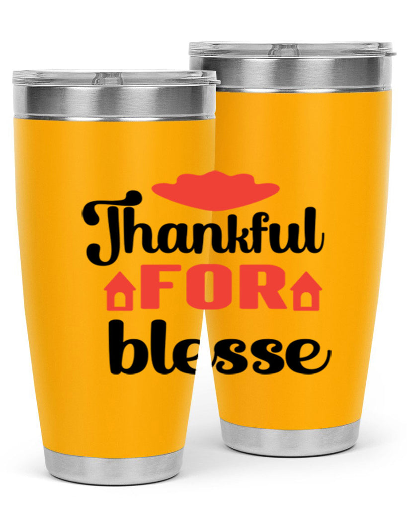 Thankful for blesse 599#- fall- Tumbler