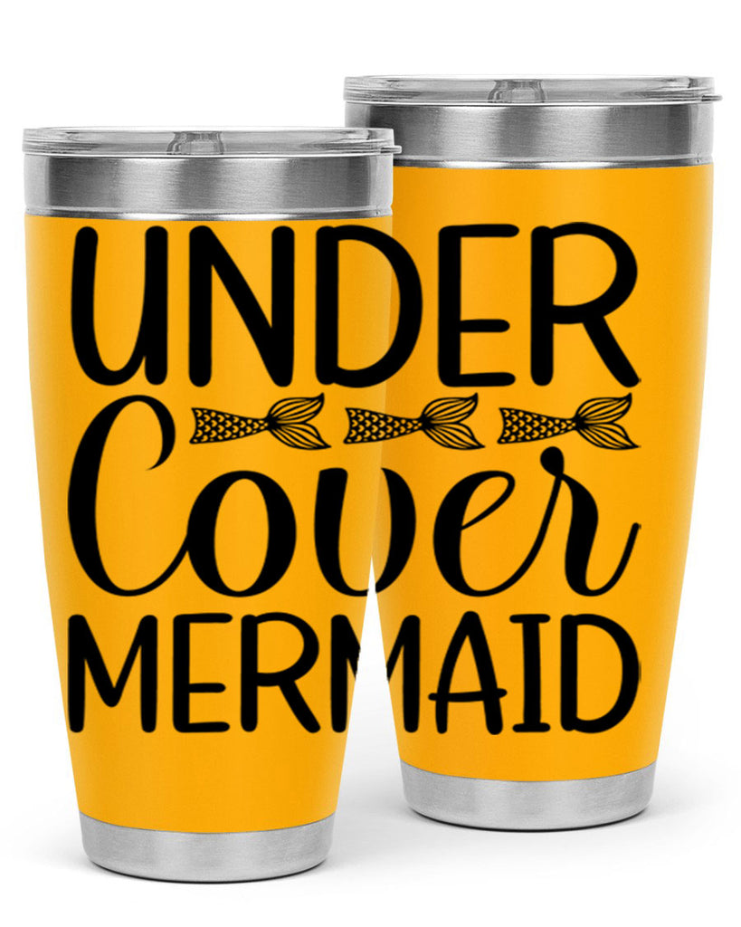 Under Cover Mermaid 647#- mermaid- Tumbler
