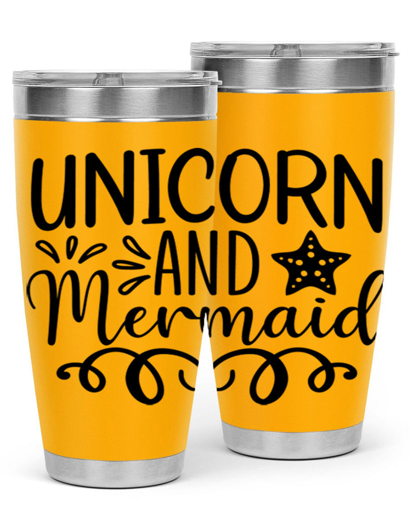 Unicorn And Mermaid 658#- mermaid- Tumbler