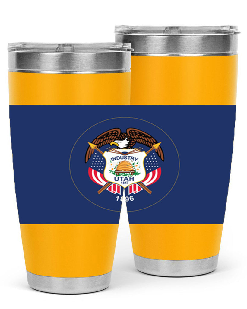 Utah 8#- Us Flags- Tumbler