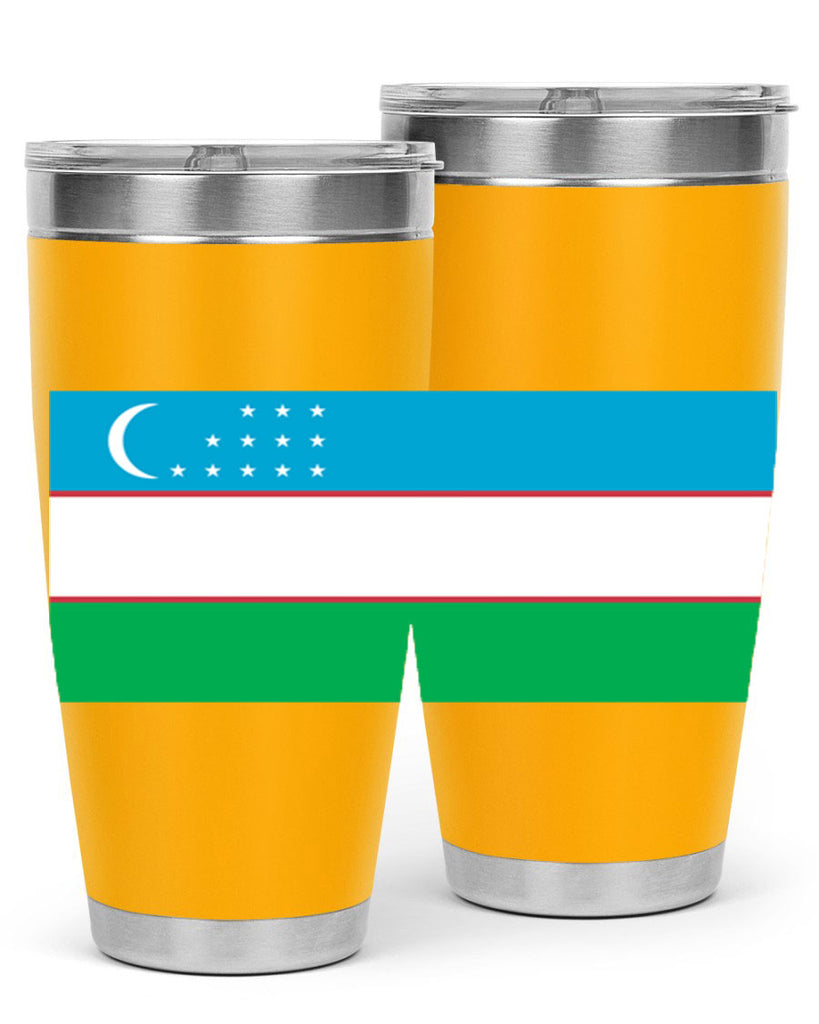 Uzbekistan 8#- world flags- Tumbler
