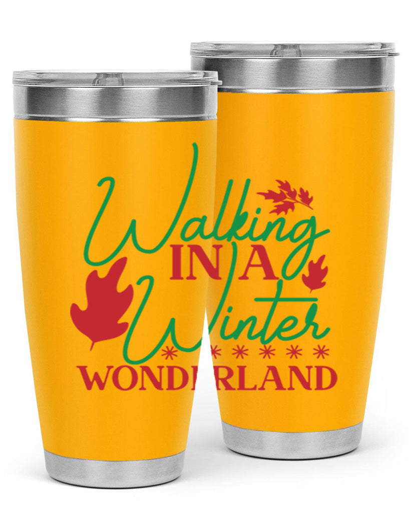 Walking In A Winter Wonderland 438#- winter- Tumbler