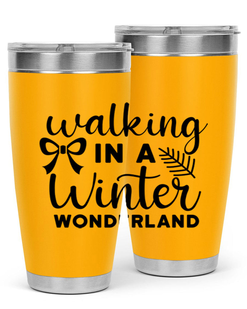 Walking In A Winter Wonderland 441#- winter- Tumbler