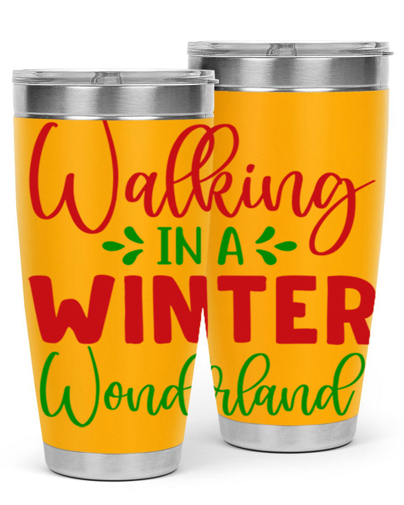 Walking in a Winter Wonderland 436#- winter- Tumbler