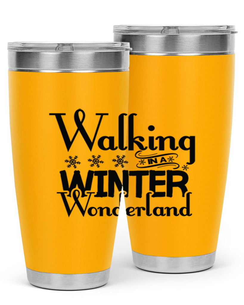 Walking in a Winter Wonderland 437#- winter- Tumbler