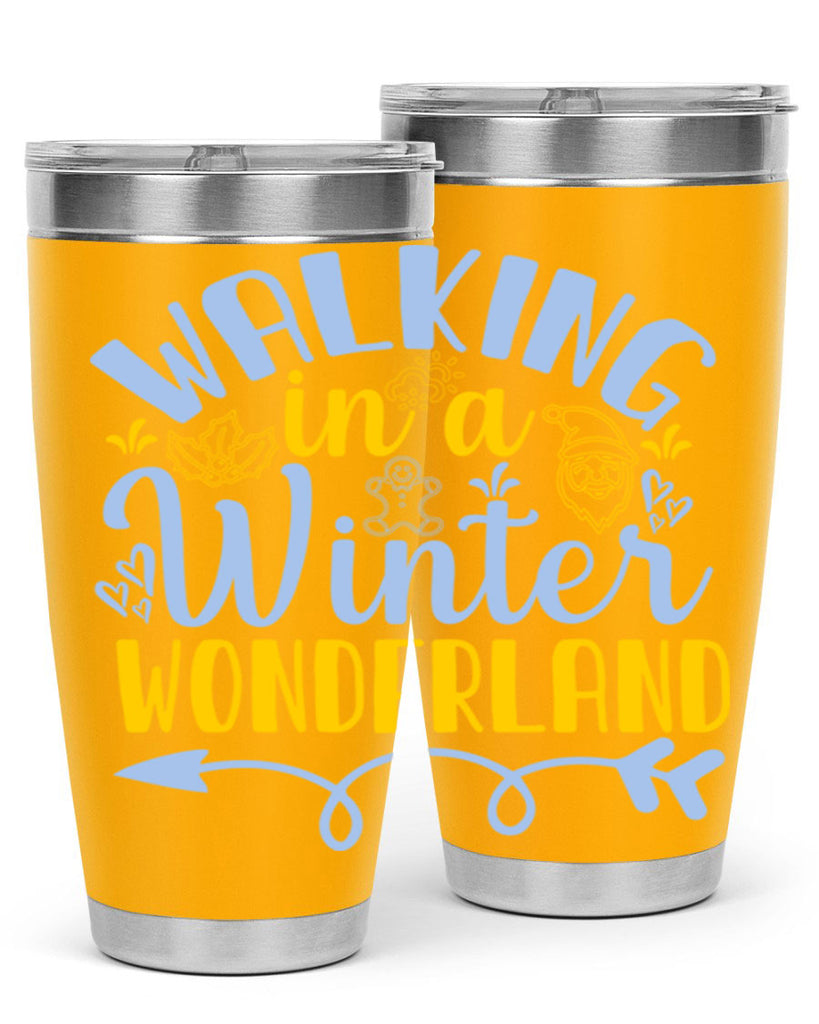 Walking in a winter wonderland440#- winter- Tumbler