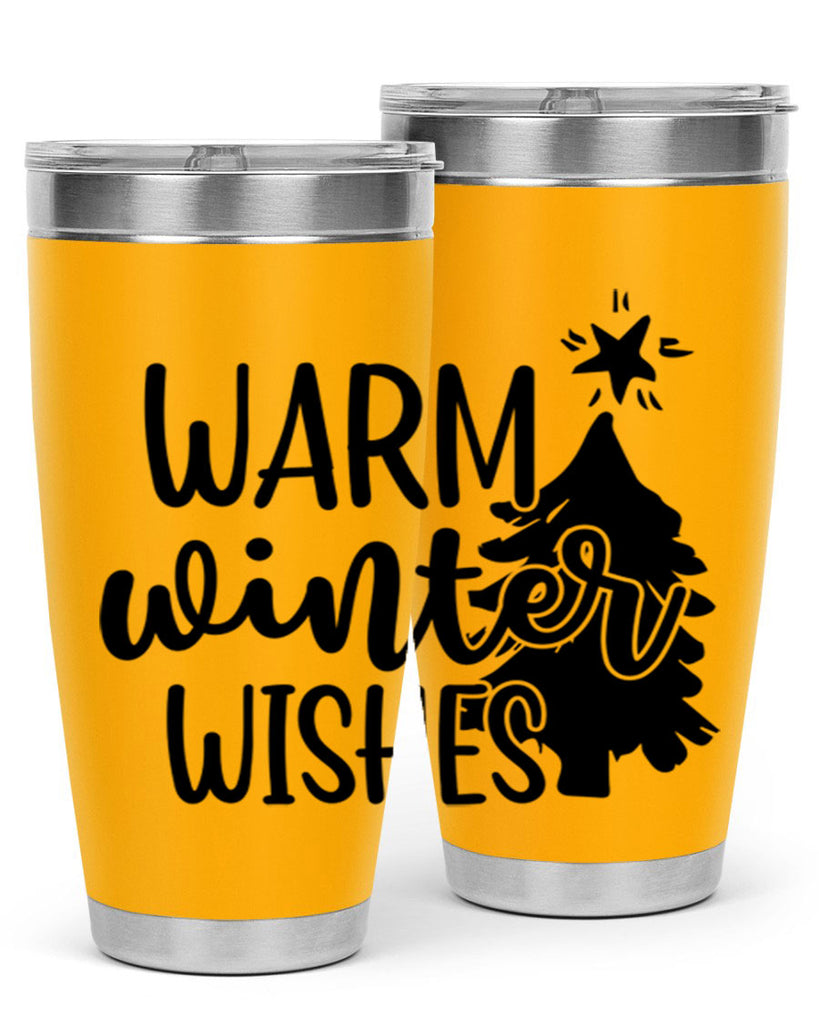 Warm Winter Wishes 451#- winter- Tumbler