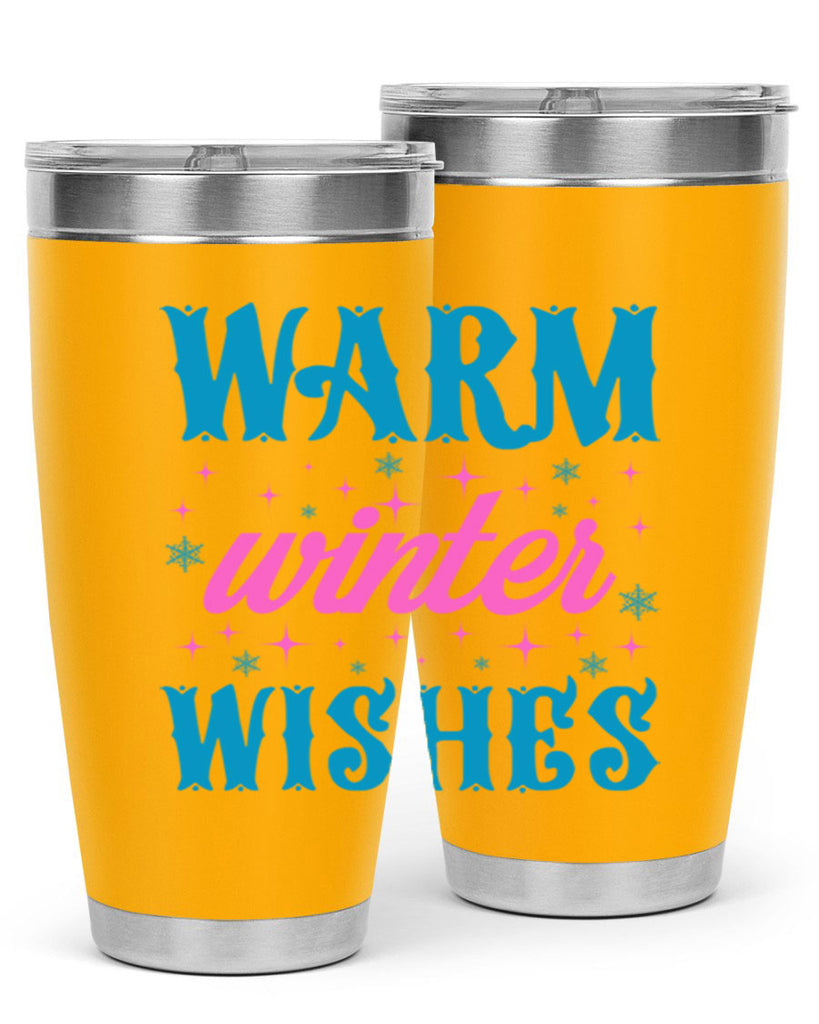 Warm Winter Wishes 464#- winter- Tumbler