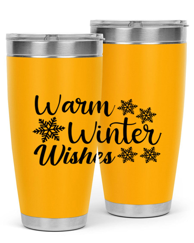Warm Winter Wishes 466#- winter- Tumbler