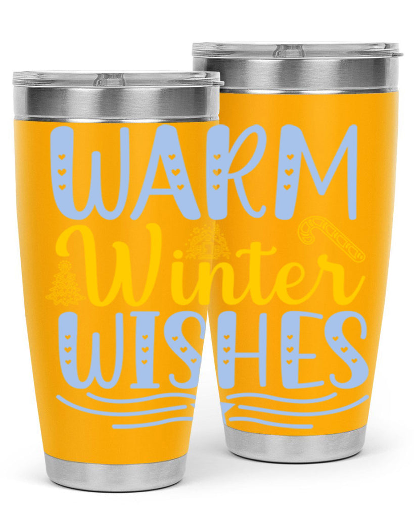 Warm winter wishes 449#- winter- Tumbler
