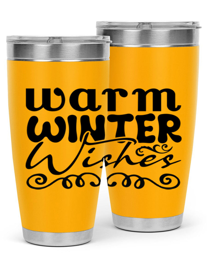 Warm winter wishes 461#- winter- Tumbler