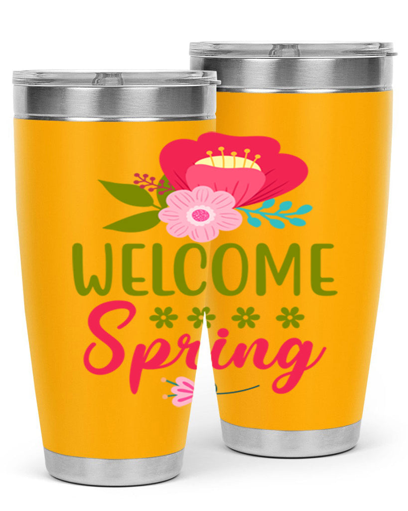 Welcome Spring 582#- spring- Tumbler