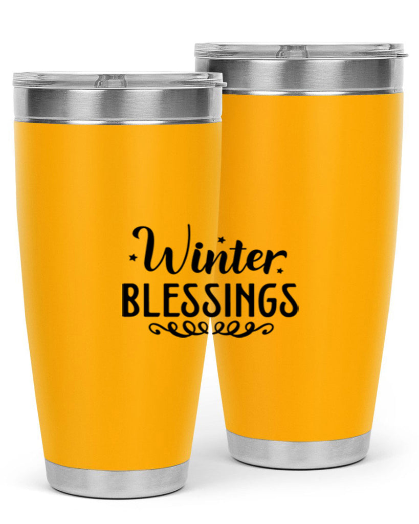 Winter Blessings 490#- winter- Tumbler