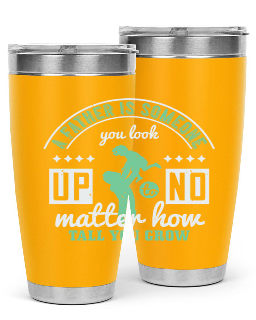 a father is someone 125#- fathers day- Tumbler