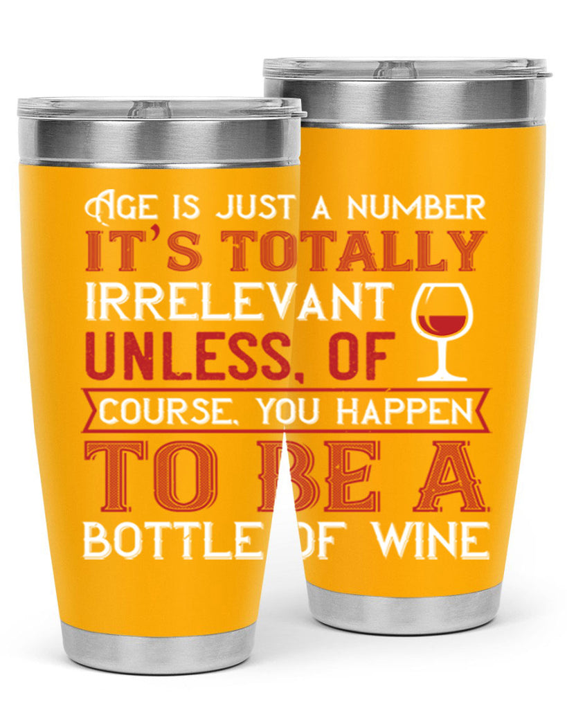 age is just a number its totaly 92#- wine- Tumbler