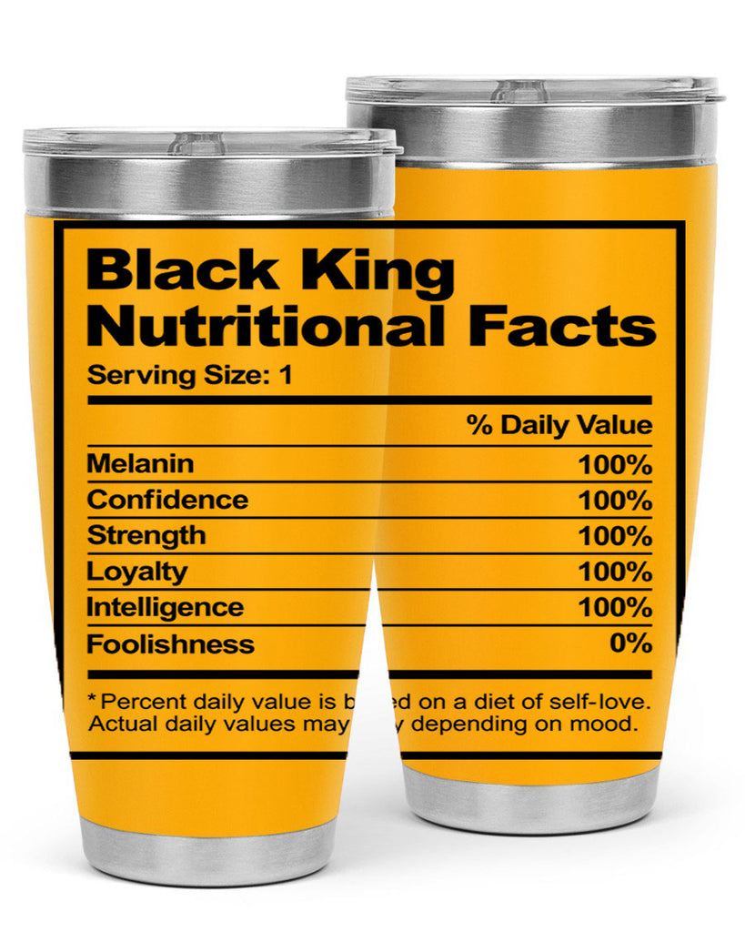 black king nutritional facts 231#- black words phrases- Cotton Tank