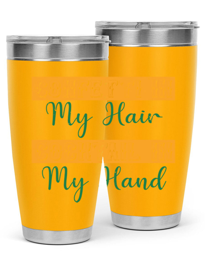 confetti in my hair cocktail in my hand 25#- mardi gras- Tumbler