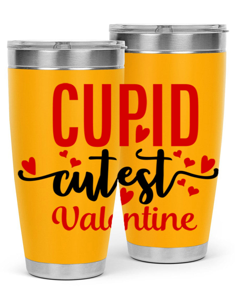 cupid cutest valentine 72#- valentines day- Tumbler