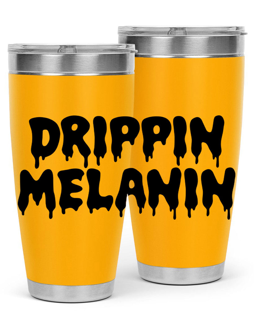 drippinmelanin  160#- black words phrases- Cotton Tank
