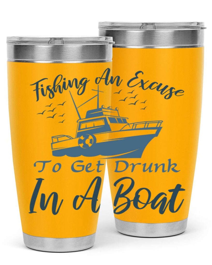 fishing an excuse 152#- fishing- Tumbler