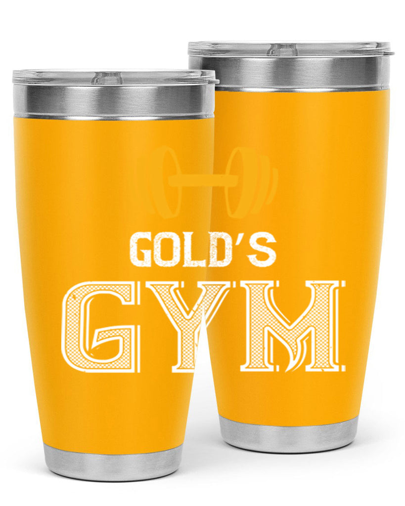 gold gym 101#- gym- Tumbler