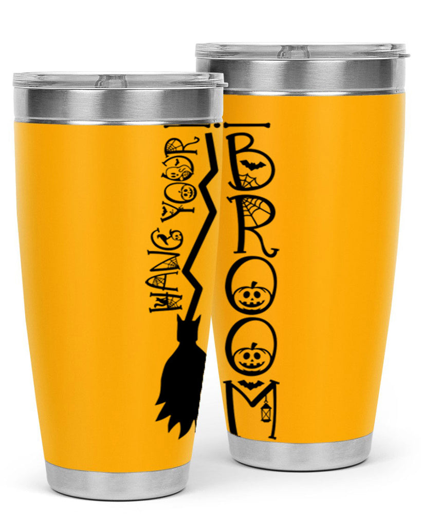 hang your broom 70#- halloween- Tumbler