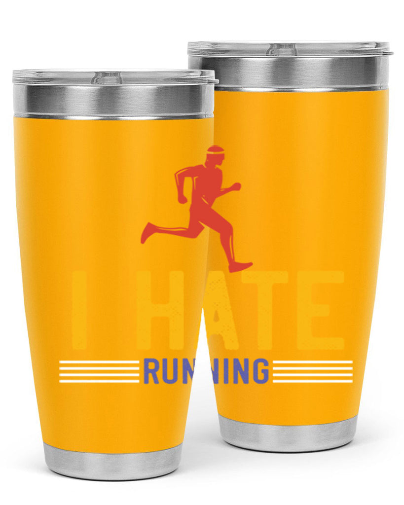 i hate running 40#- running- Tumbler