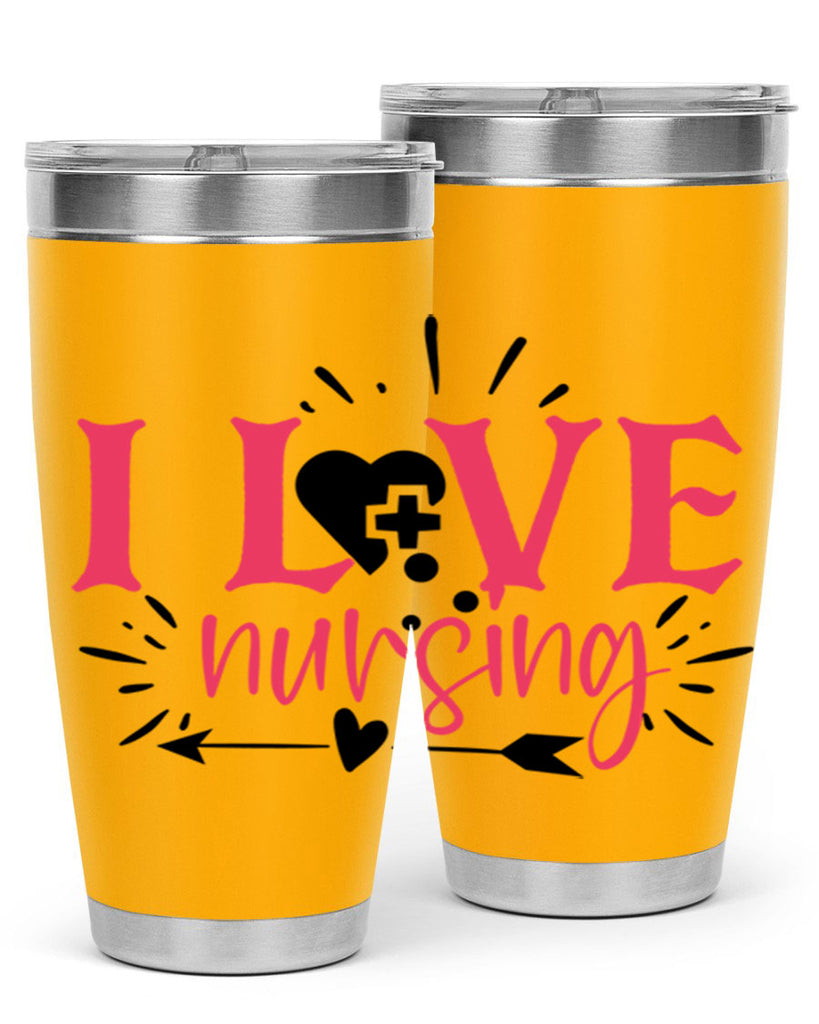 i love nursing Style 380#- nurse- tumbler